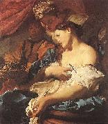 Johann Liss Death of Cleopatra Germany oil painting artist